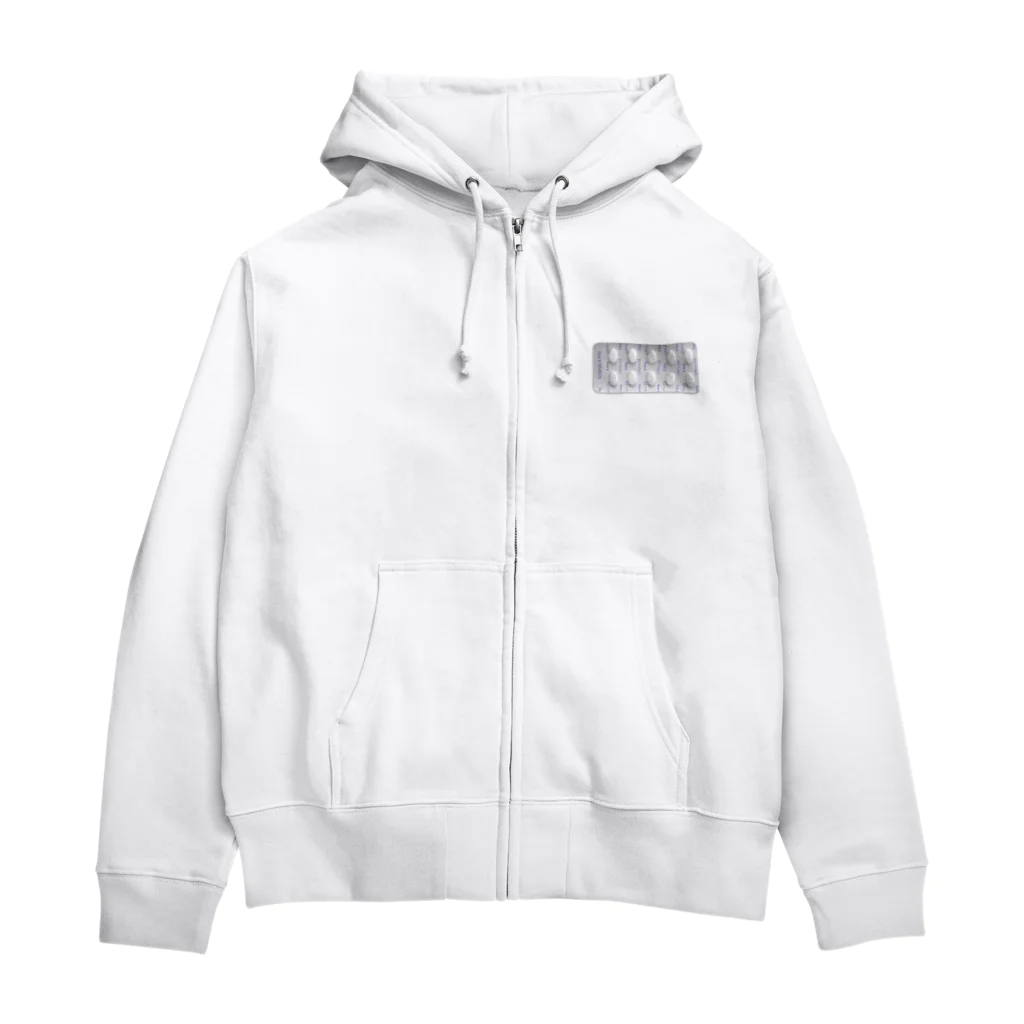 「ごめん々ね 」と言っの人工卵 Zip Hoodie