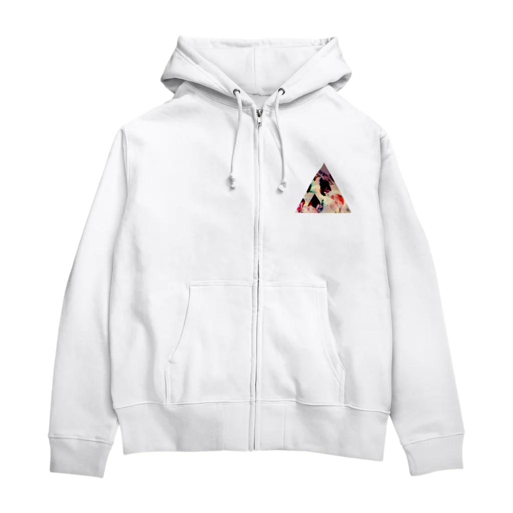 【三角形の穴】の▲4【三角形の穴】  Zip Hoodie