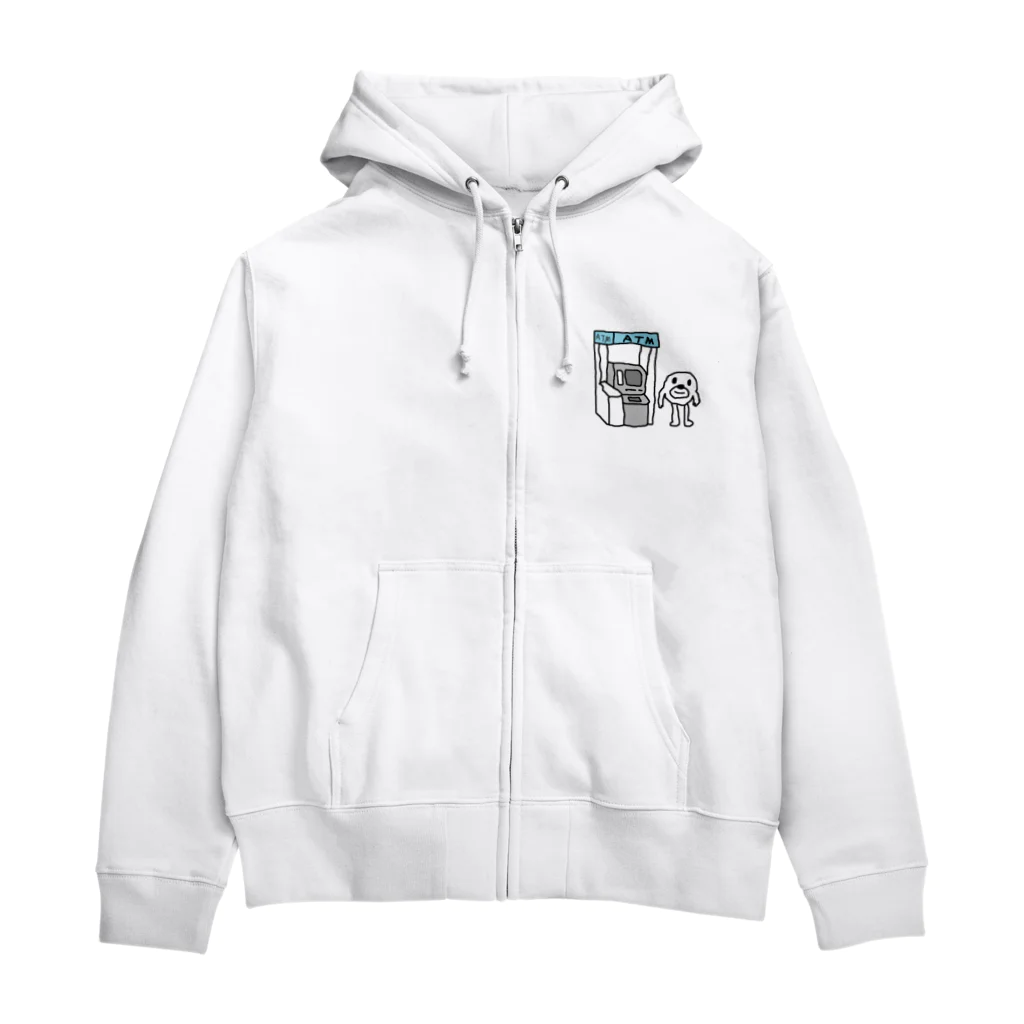 セブ山のグッズ売り場の犬以下 Zip Hoodie