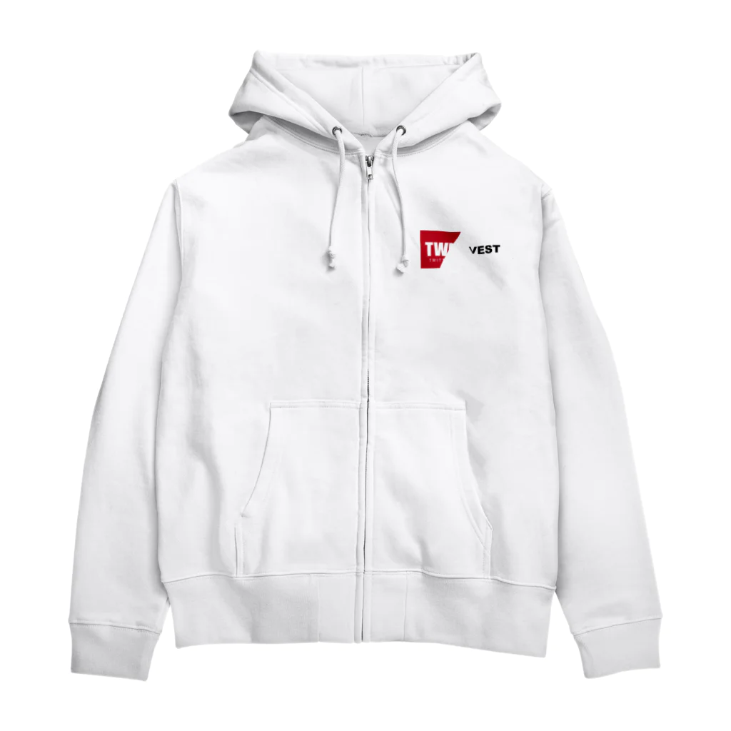 ツイッターインベストメントアパレル事業部のtwinvest label Zip Hoodie