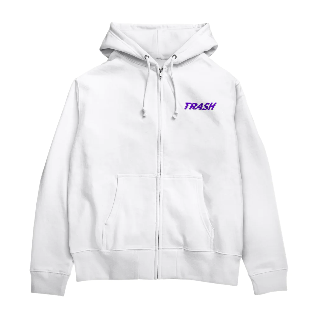 コ八ルのTRASH Zip Hoodie