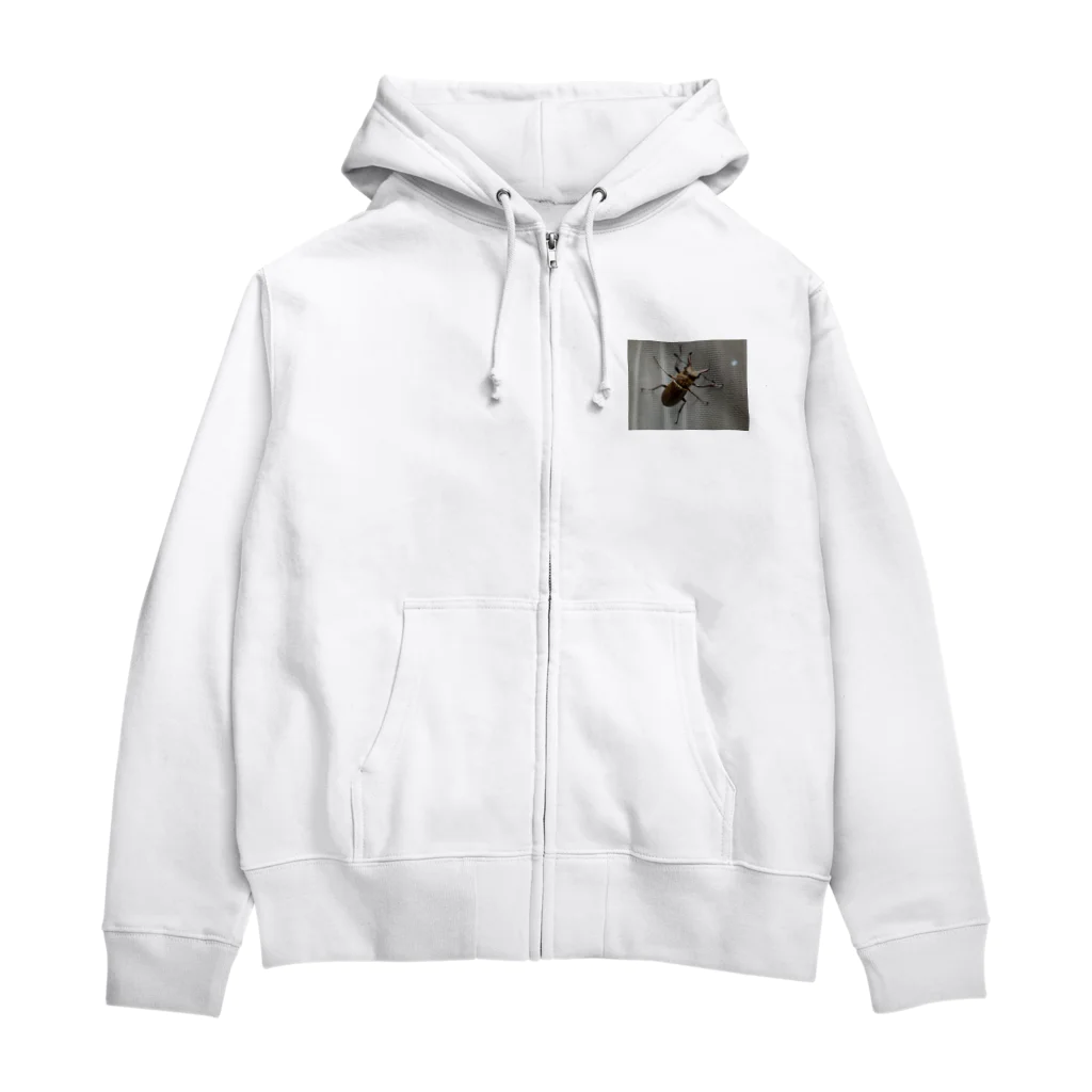 サーモンのクワガタ君 Zip Hoodie