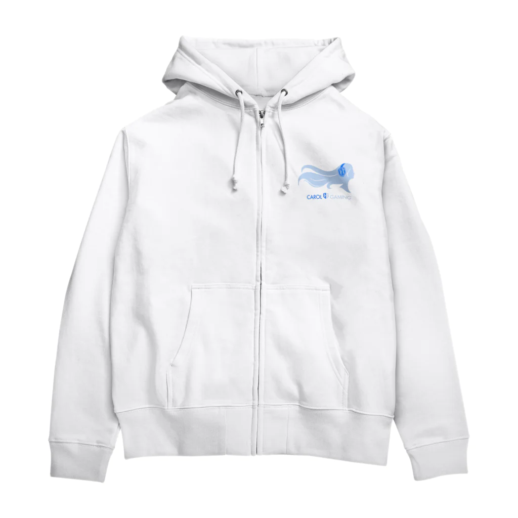 CAROL_GamingのCarolGaming(Blue) Zip Hoodie