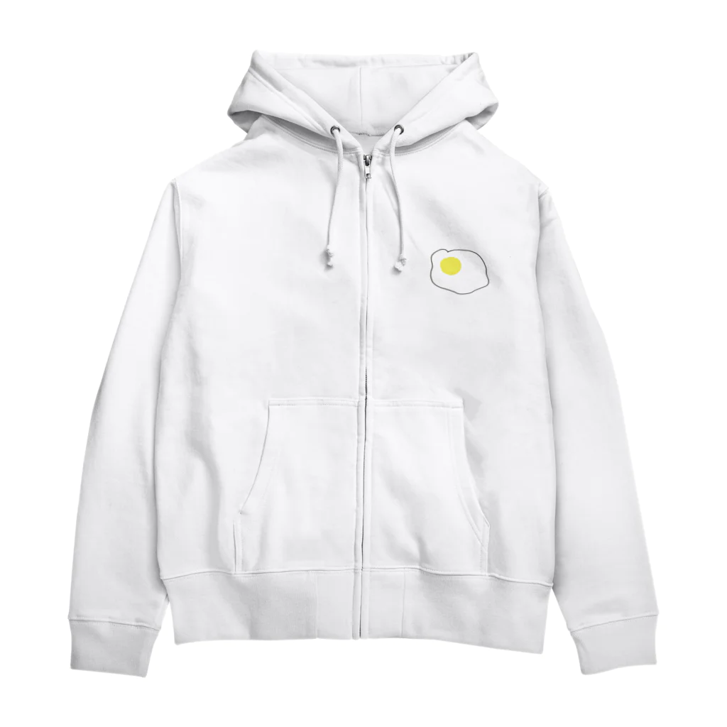 beigeのegg Zip Hoodie