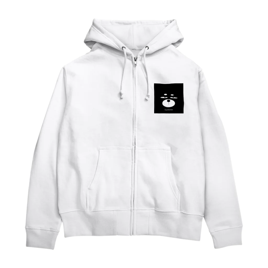 ZooBeeFooのZooBeeinu フェイス Zip Hoodie