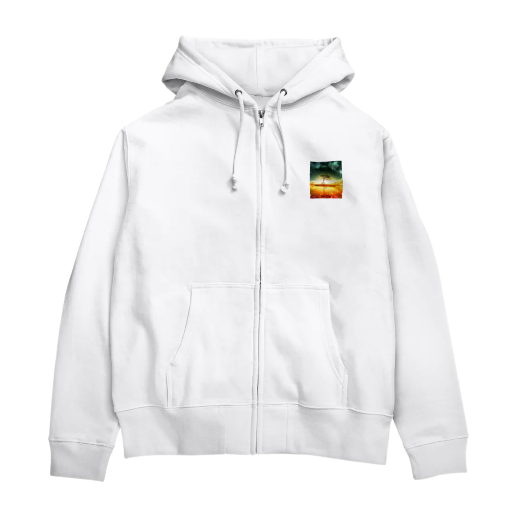 開運CROSS❖JAPAN。のスターゲイザー Zip Hoodie