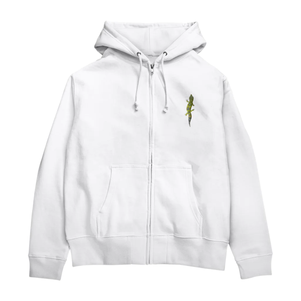 群馬非公認キャラクターのレオパードゲッコー Zip Hoodie