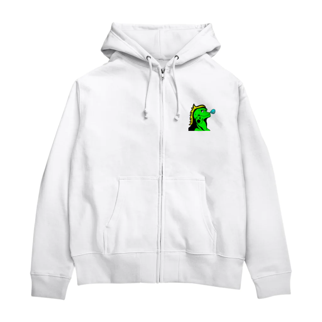 春野雪子のトカゲ君 Zip Hoodie