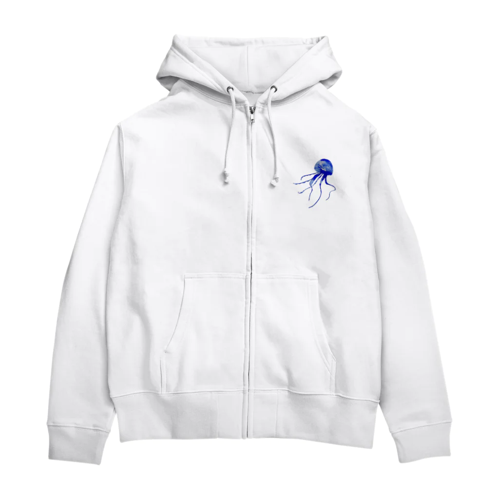 空想海月の空想風鈴海月ジップパーカー Zip Hoodie