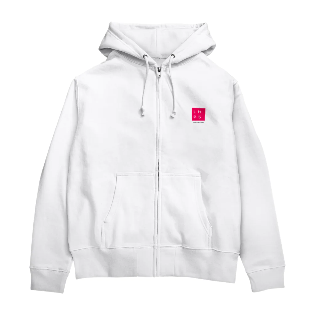 LHPSのLHPS ロゴ　PINK Zip Hoodie