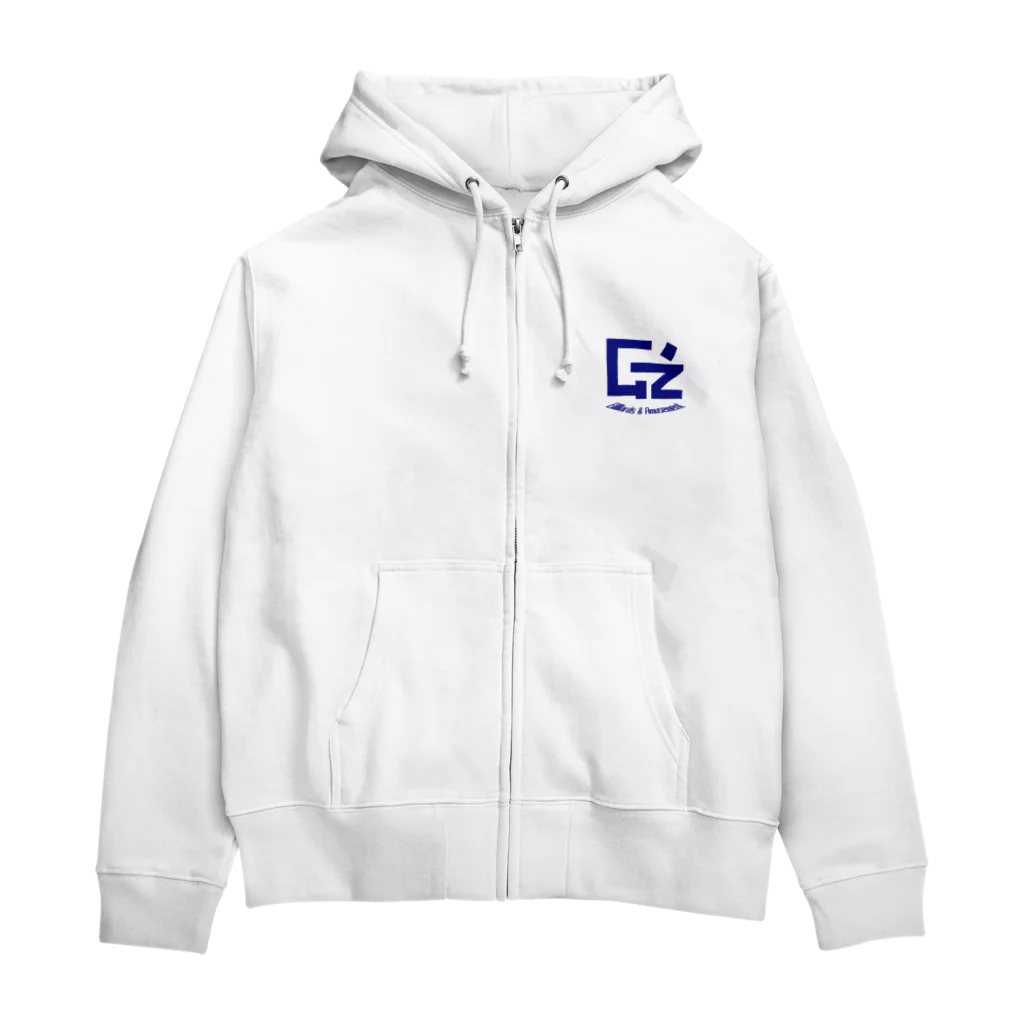 GzのG'zチャリティーパーカー(青) Zip Hoodie