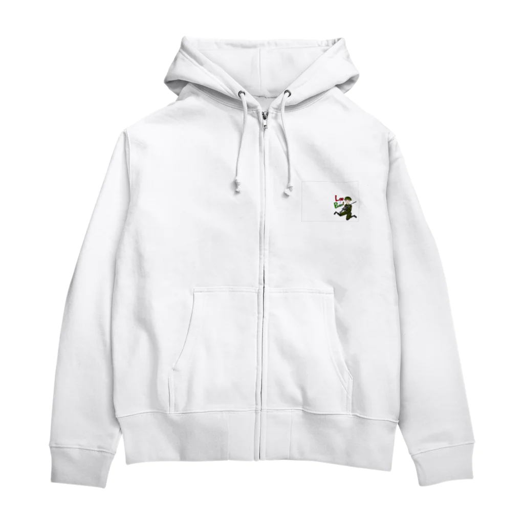 セラムのLove&Peace! Zip Hoodie