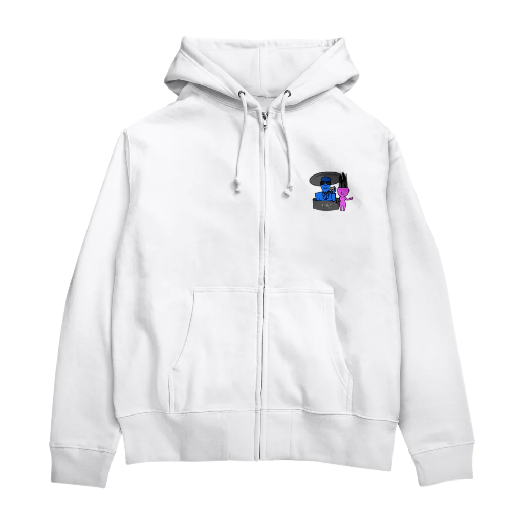 FMBT総合研究所の岩男と抱子 Zip Hoodie