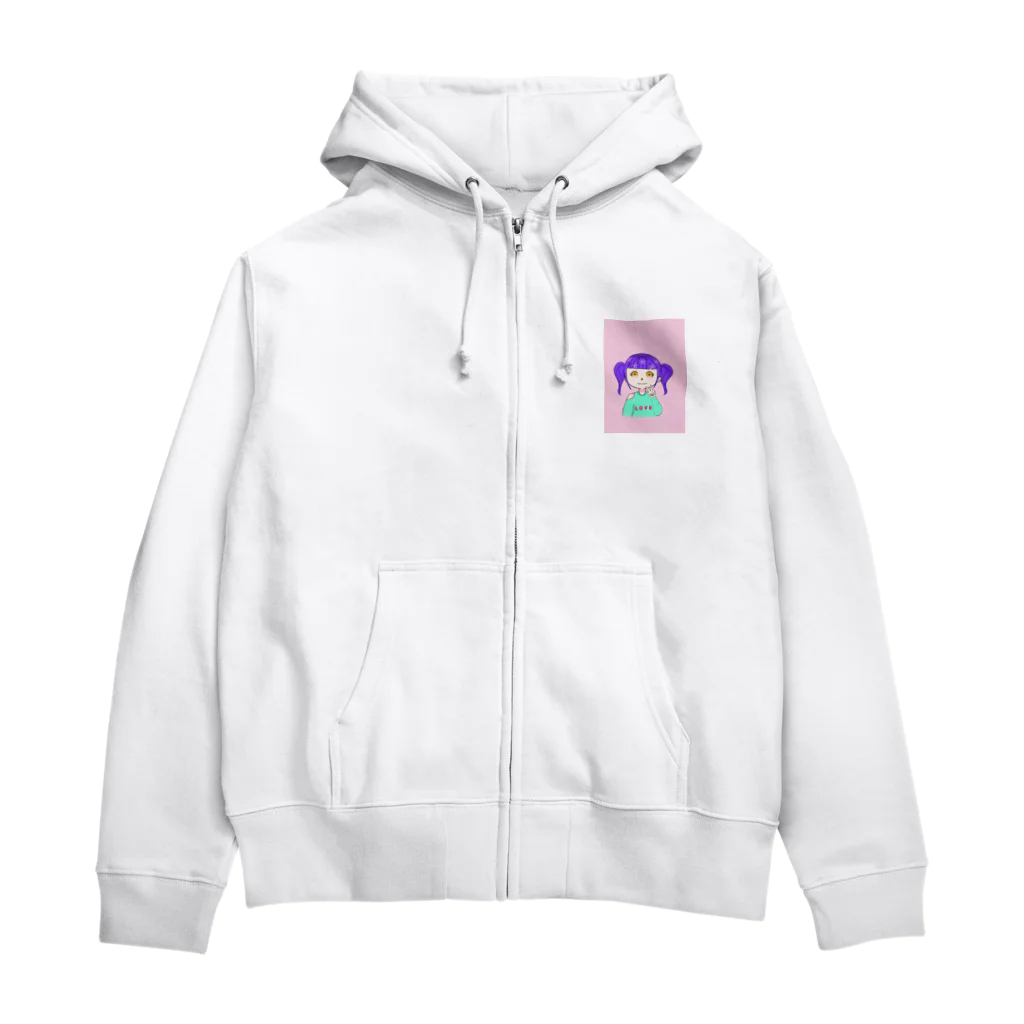 mitei＊RAのスターガール・アイリス Zip Hoodie