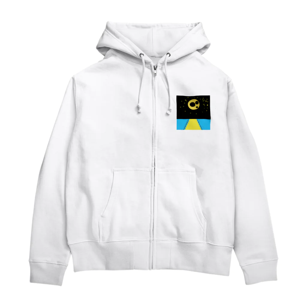 shoushuutaの月の通り道 Zip Hoodie