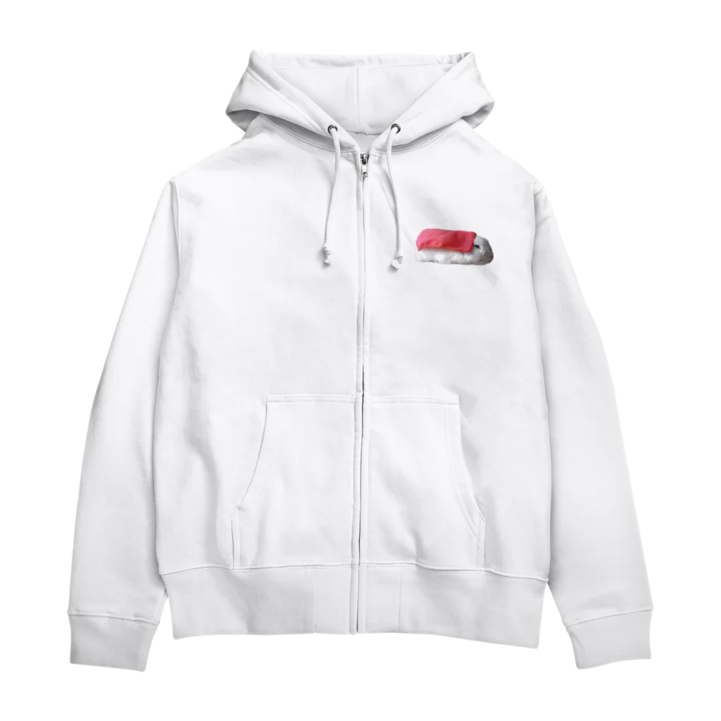 しろきののおすしろ　まぐろ　写真 Zip Hoodie