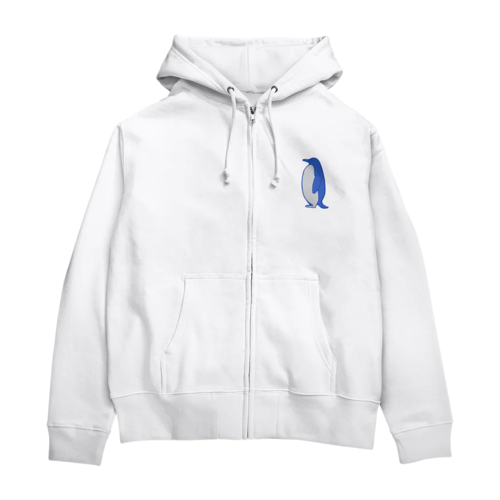 手描きのエトセトラのペンギン Zip Hoodie