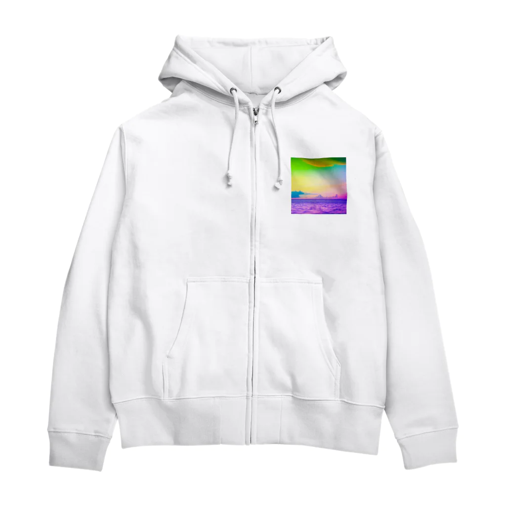 NEON LIGHT STARSのブドウメローイエロー Zip Hoodie