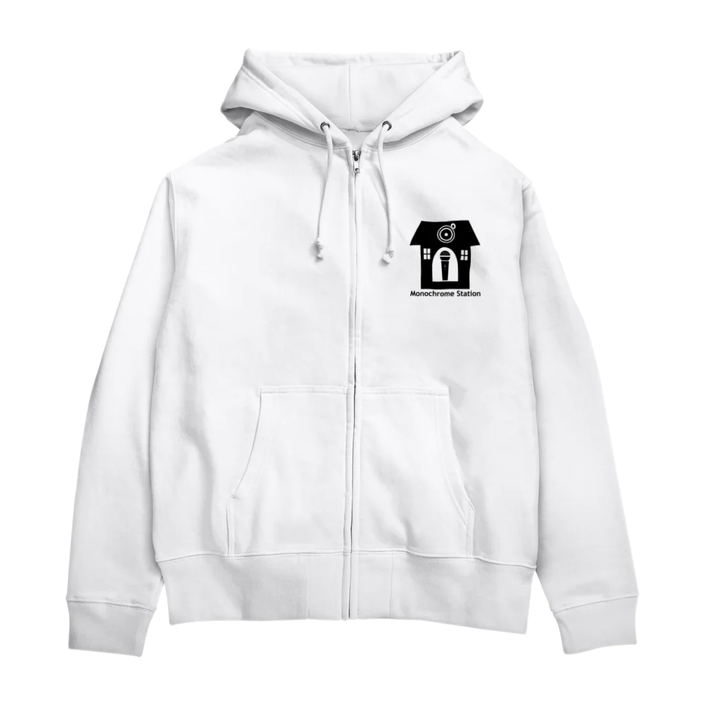 Monochrome Station Goodsの#モノステ ジップパーカー Zip Hoodie