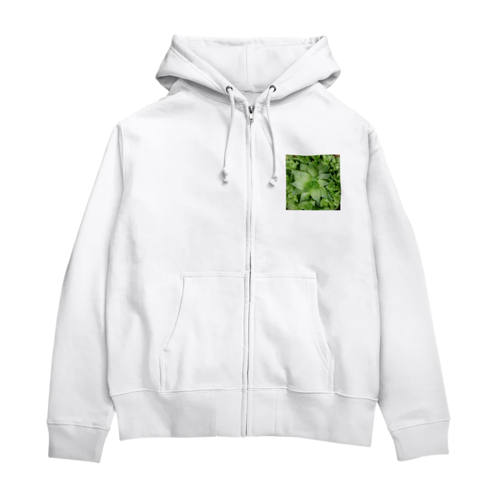 Hello!my-k!の多肉植物　ハオルチア Zip Hoodie