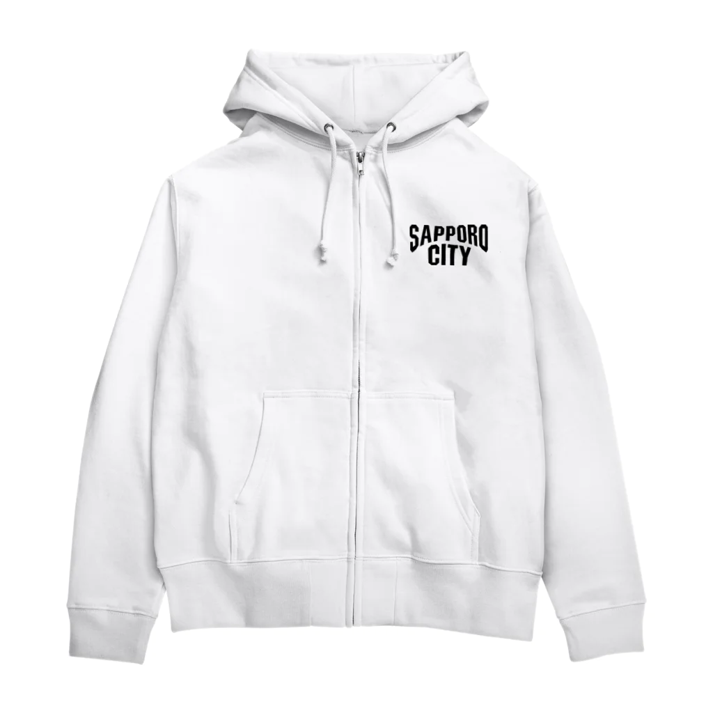 jimotyの札幌　SAPPORO　サッポロシティ Zip Hoodie