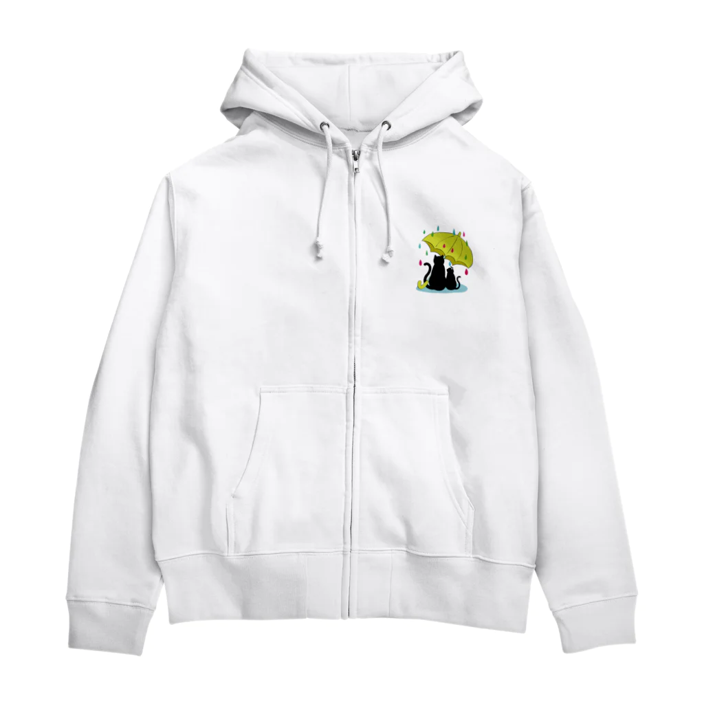 カメレオン ～Chameleon～の猫の雨宿り Zip Hoodie