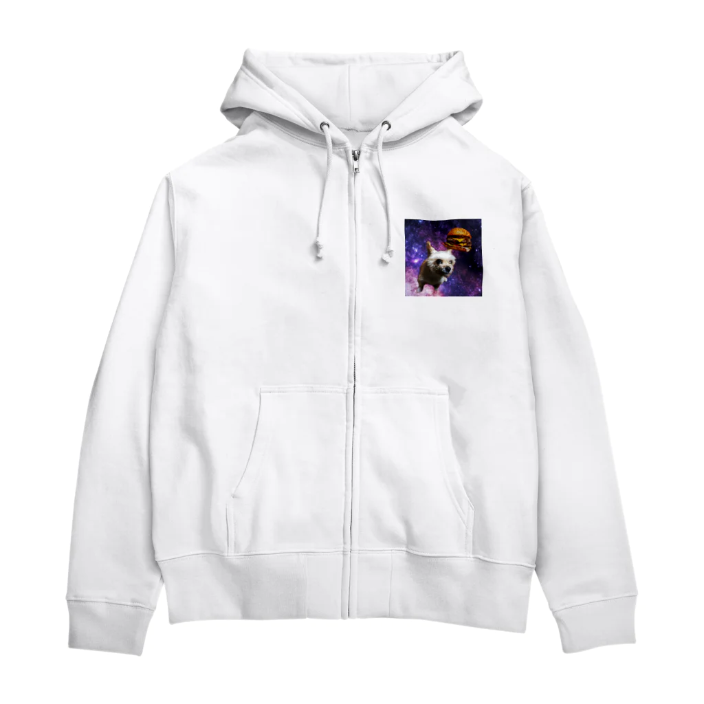 ハナモコ公式のオンラインショップのMoko moko hamburger Zip Hoodie