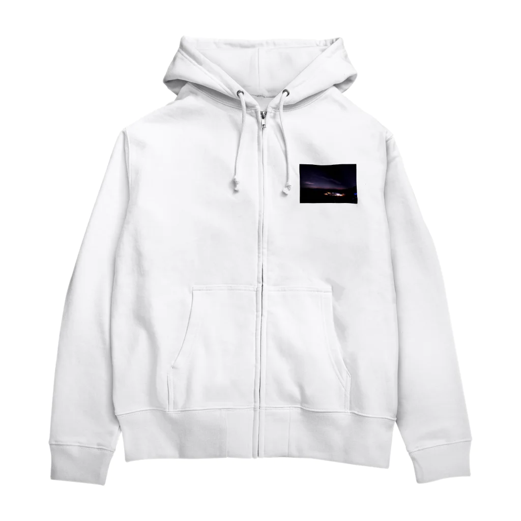 Mdk22の四国カルストの夜 Zip Hoodie