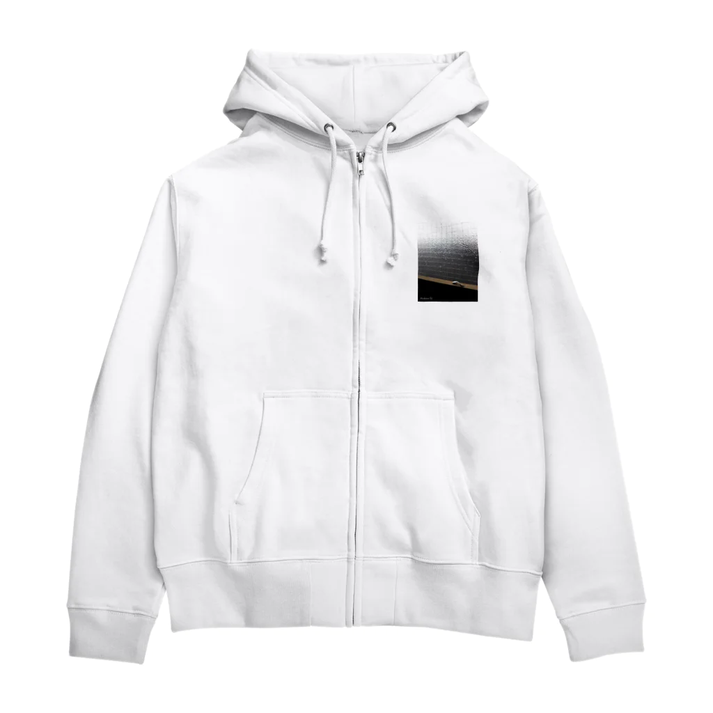 あらけずりの窓辺のAisレバー Zip Hoodie