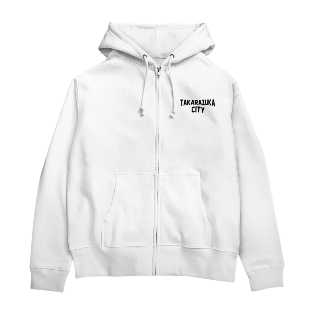 JIMOTOE Wear Local Japanの宝塚市 TAKARAZUKA CITY Zip Hoodie
