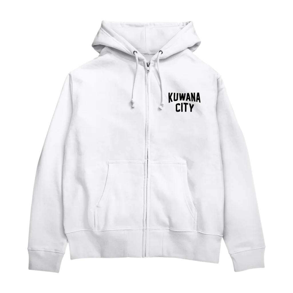 JIMOTO Wear Local Japanの桑名市 KUWANA CITY Zip Hoodie