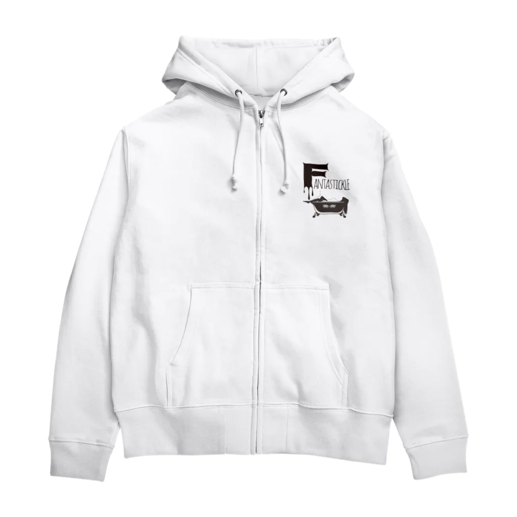 蜜ʕ•ﻌ•✻のFantastickle(ミルクチョコ・フチなし) Zip Hoodie