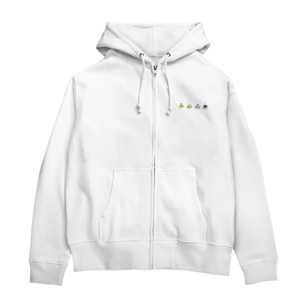 さめざめさめのモンブラん Zip Hoodie