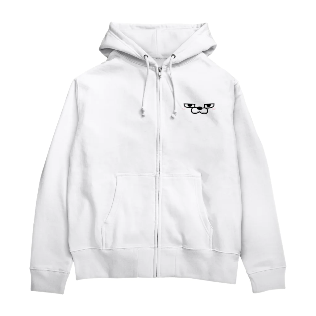 ananet@擦れうさぎの顔だけ擦れうさぎ Zip Hoodie