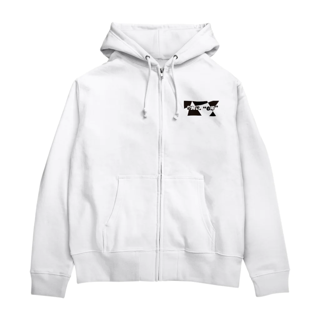 THE."OK"のオリジナルロゴパーカー Zip Hoodie