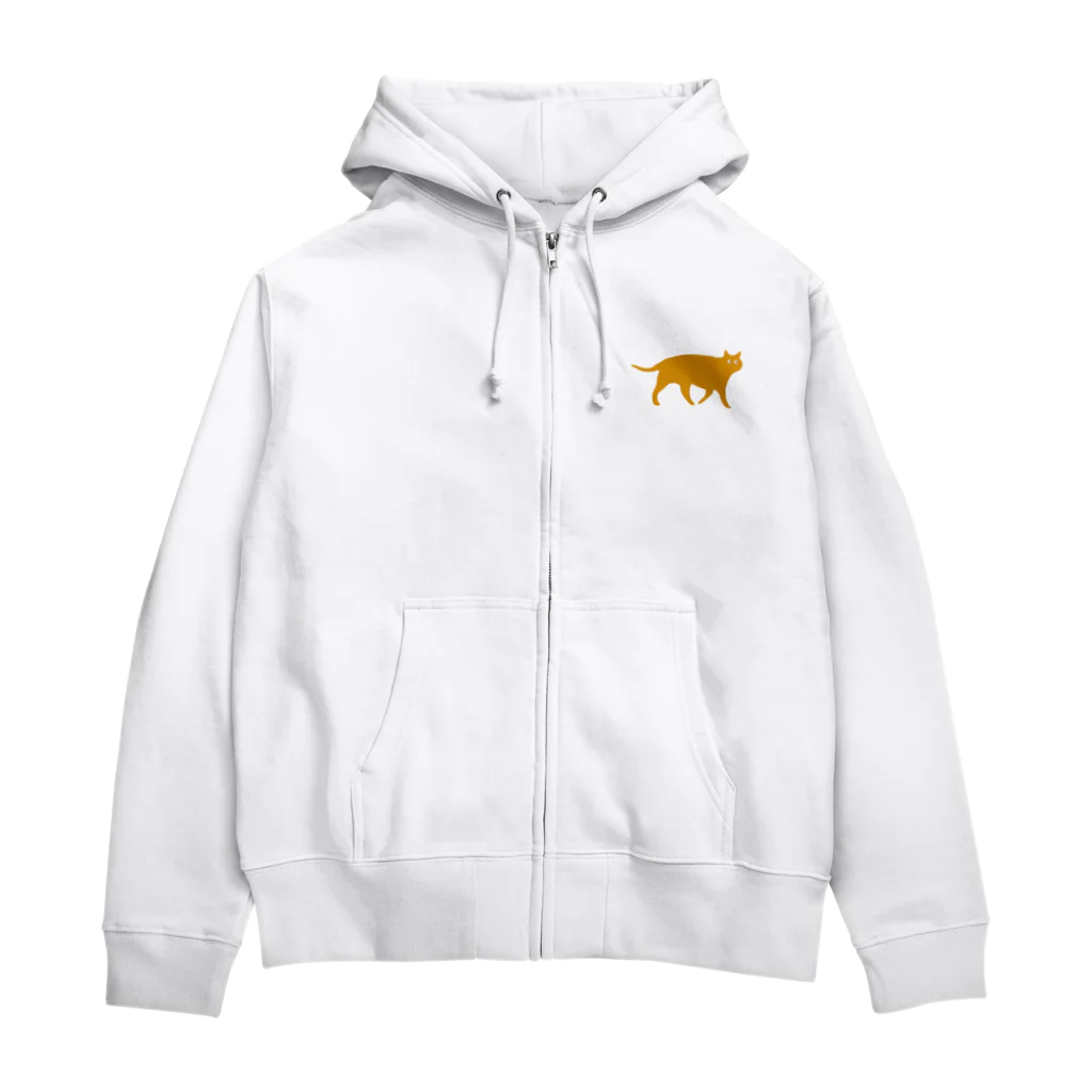 JTadano Collectionのおまわり猫 パポ君 / PAPO Zip Hoodie