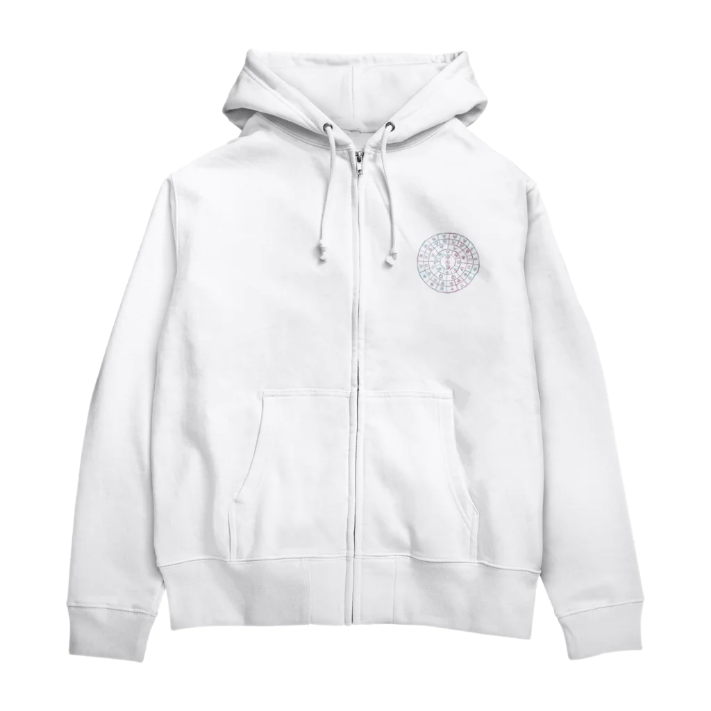 WAMI ARTのフトマニ　パステルカラー Zip Hoodie