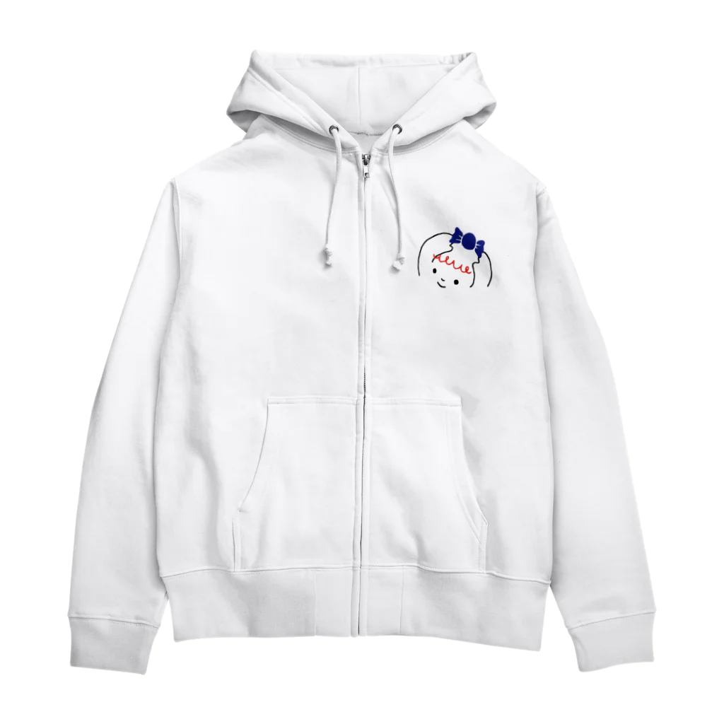 ふわふわ色emiのハッピーちゃん Zip Hoodie