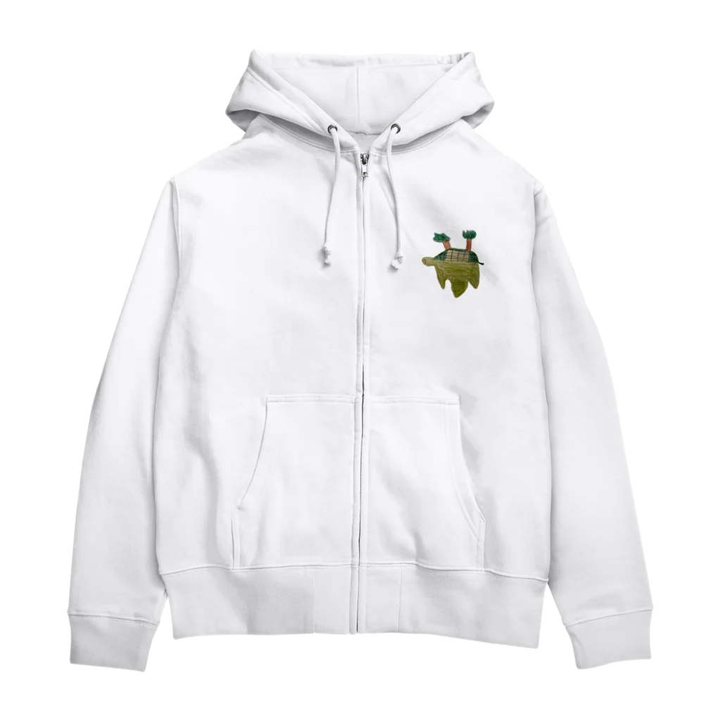 2kidsのしまがめ Zip Hoodie