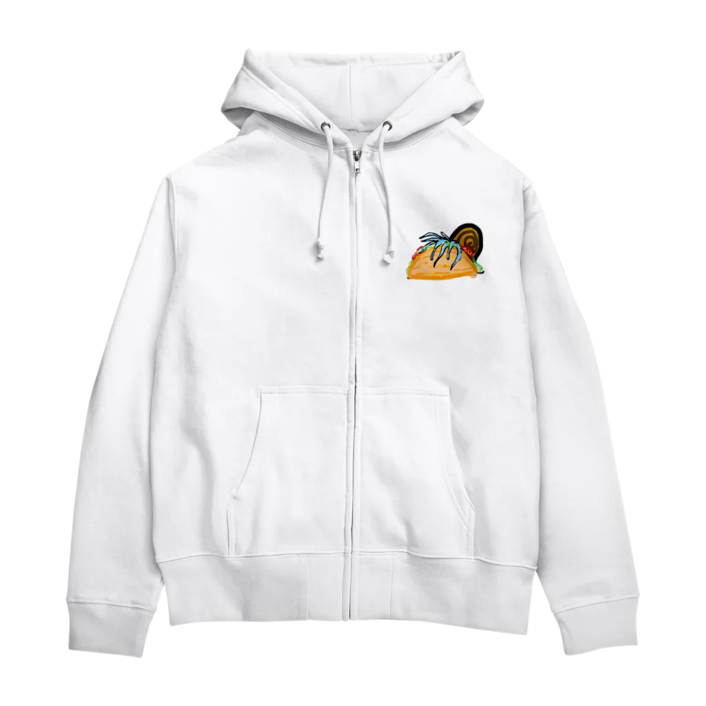 ゼラチンゴキブリのアンモナイトタコス Zip Hoodie