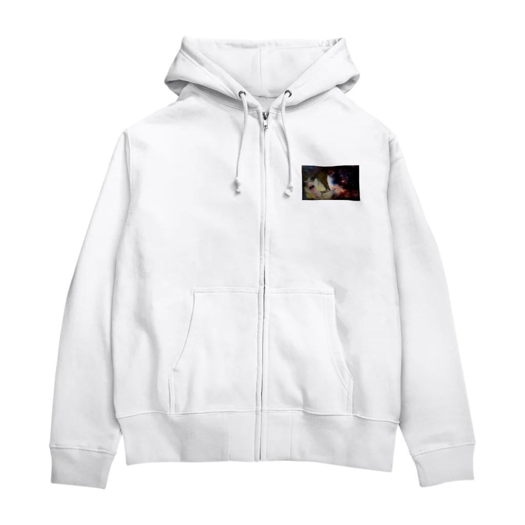 りつ。🦎の宇宙モモンガ星 Zip Hoodie