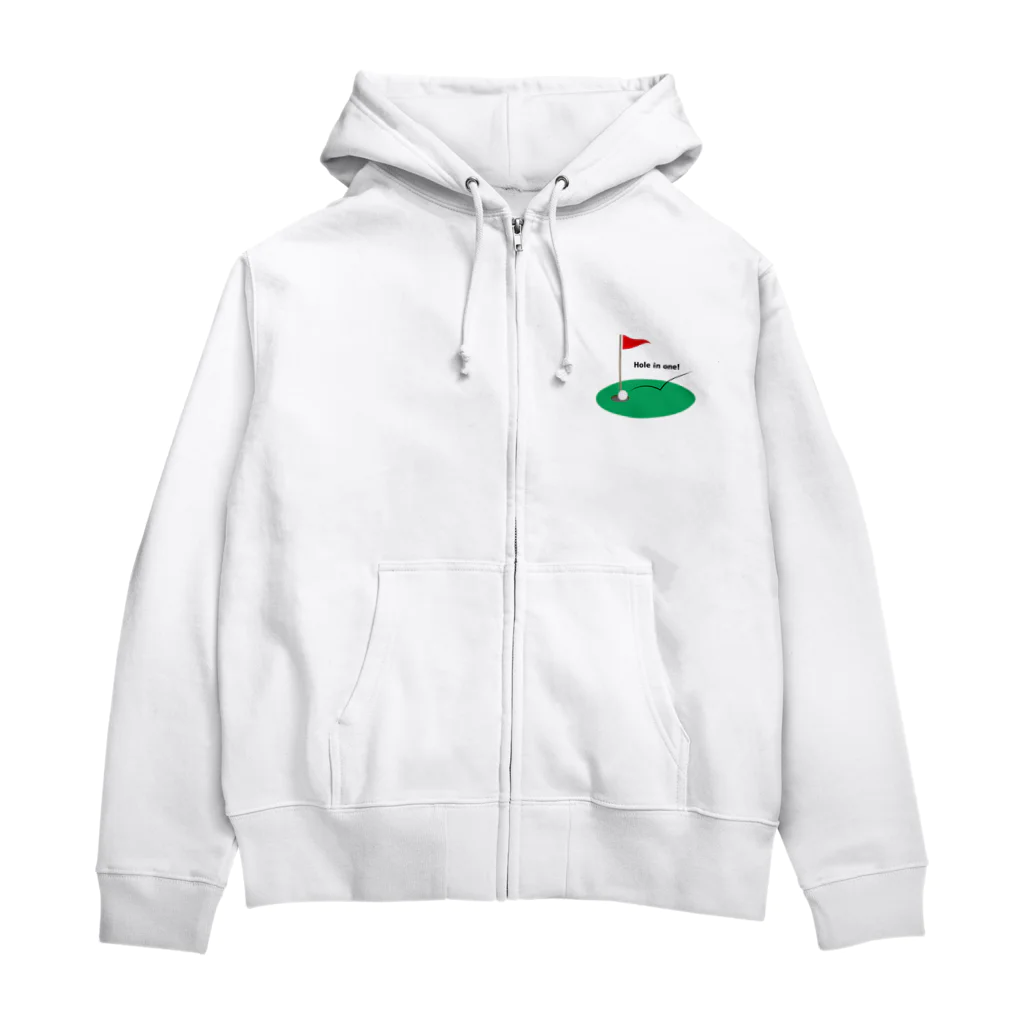 SAKURA スタイルのゴルフ Zip Hoodie