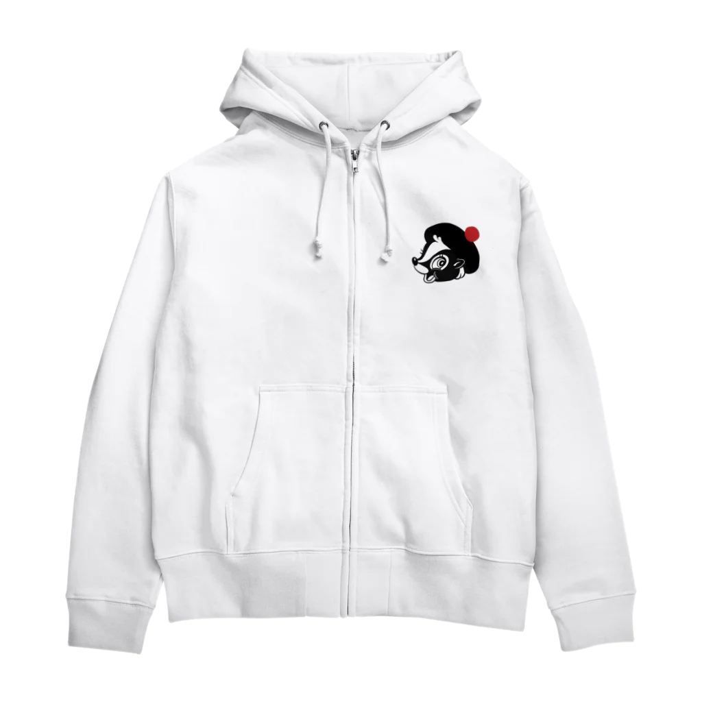 prankster  naughtygirlのNAUGHTYちゃんFace Zip Hoodie