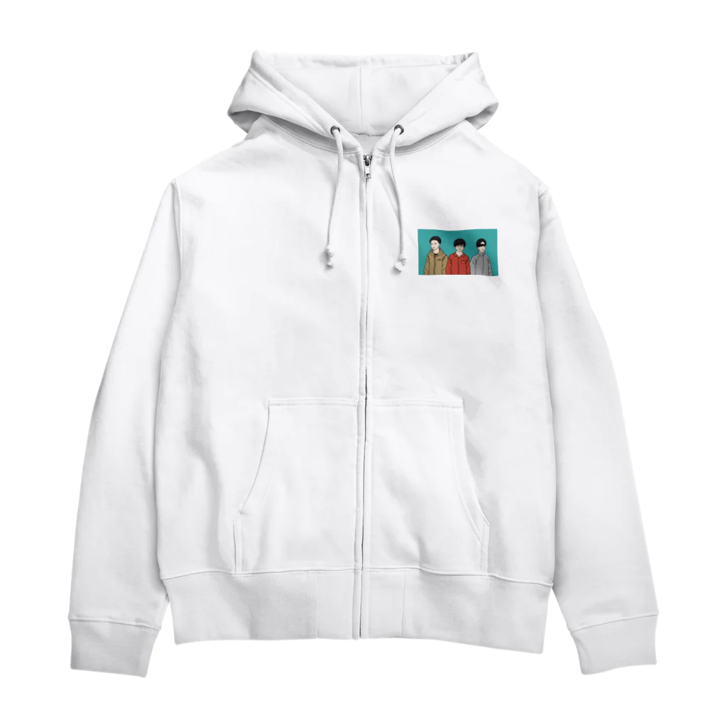 三種の神器の三種の神器TV公式イラストグッズ Zip Hoodie