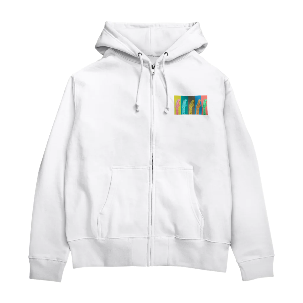 SAKURA スタイルの虹色　フェンダー  Zip Hoodie