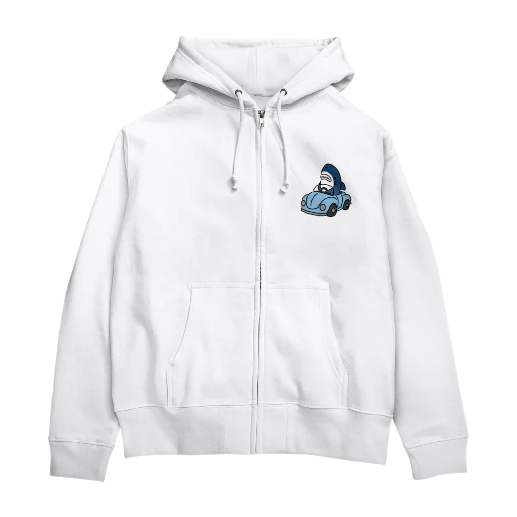 サメ わりとおもいの運転を覚えたサメ2021 Zip Hoodie