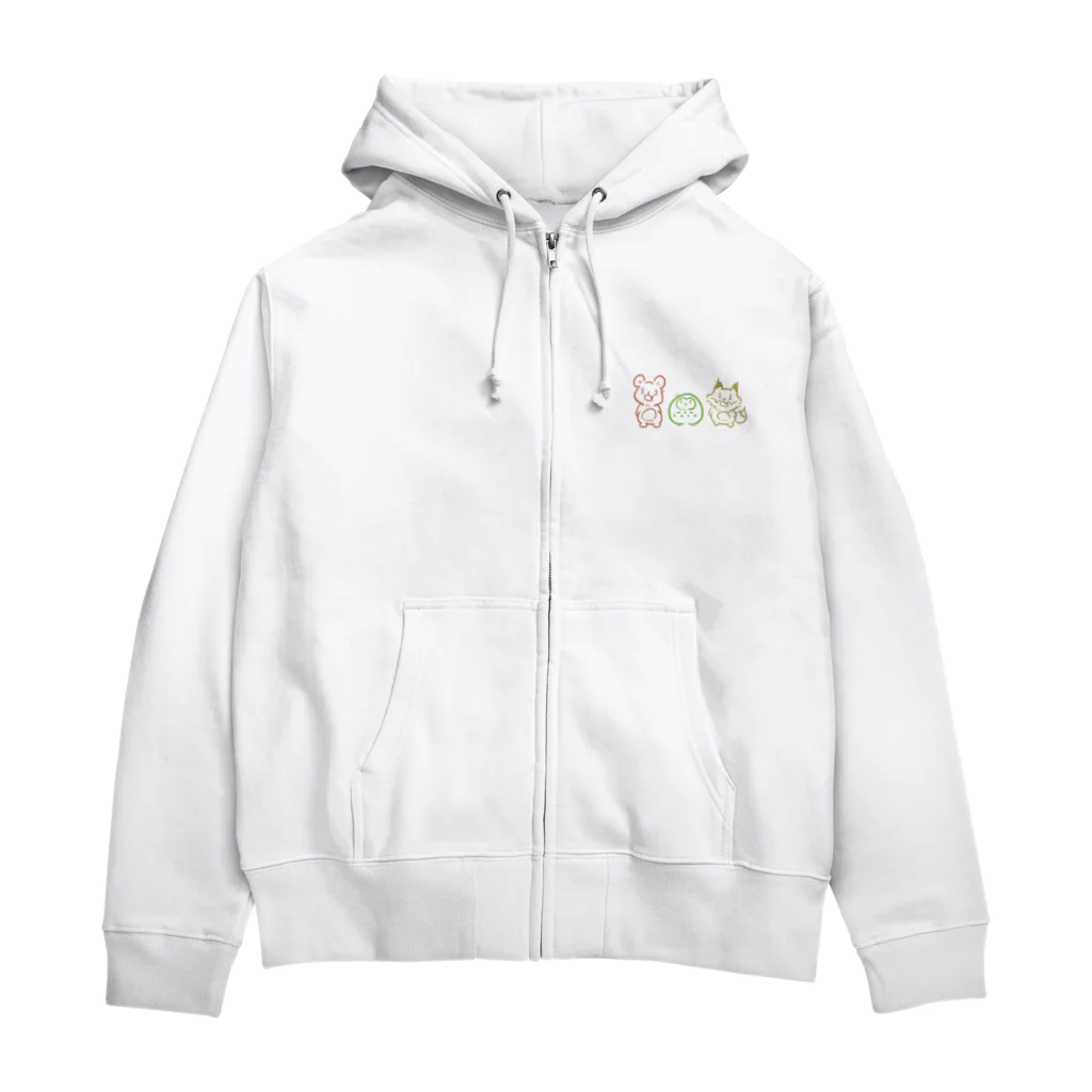 トカチノイモのエゾフレpart1 Zip Hoodie