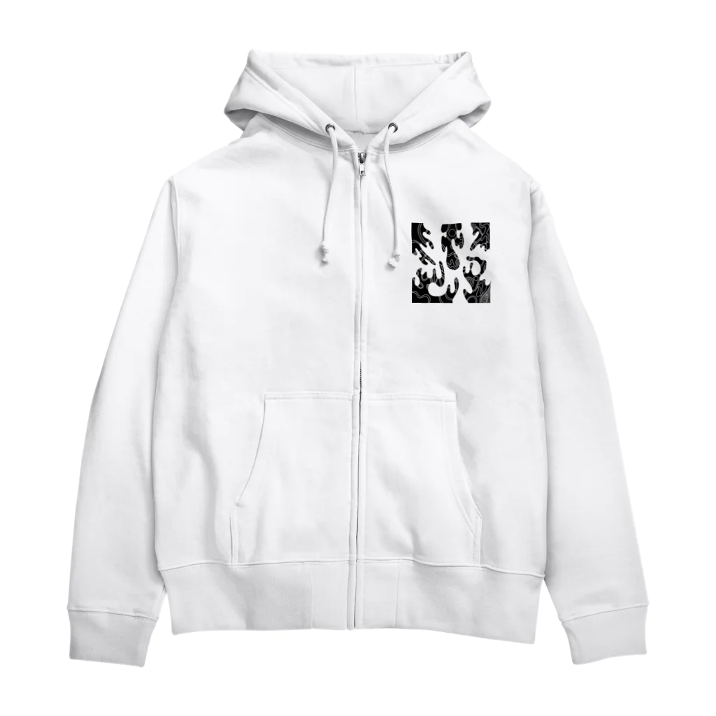 たぬき(小道)のindividuality Zip Hoodie