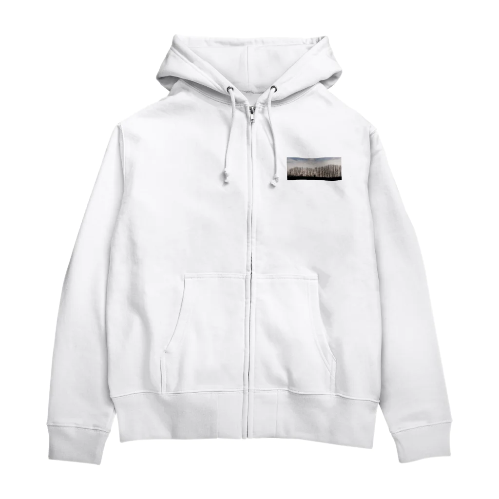 Ende der Weltのアレーな並木 Zip Hoodie