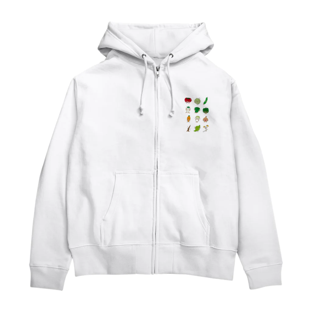 フォーヴァのやさいのうた Zip Hoodie